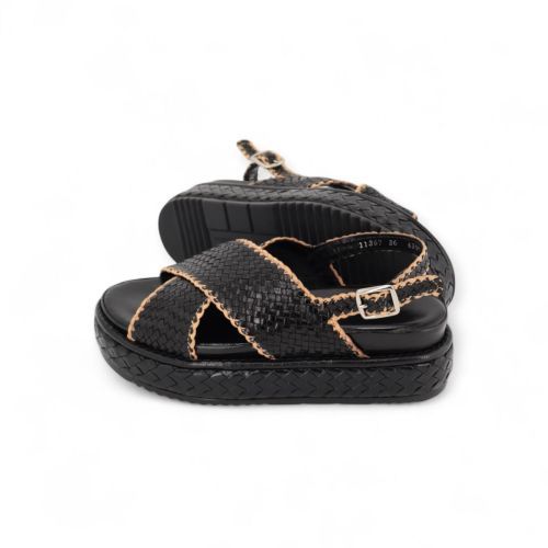 Pons Quintana Sandaal Zwart dames (Maika 11367.000 - Maika 11367.000) - Rigi