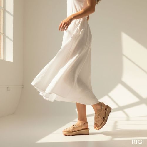 Pons Quintana Noemi sandaal in taupe tressé voor dames. Pons Quintana Noemi sandaal in taupe tressé voor dames.