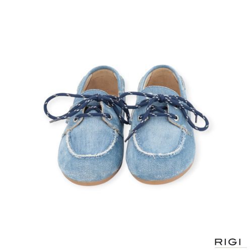 Posa boat loafer, bootschoen in jeans voor dames. Posa boat loafer, bootschoen in jeans voor dames.