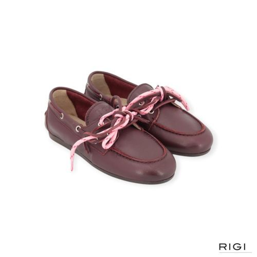 Posa Boat loafer soft in bordeaux zacht leer voor dames. Posa Boat loafer soft in bordeaux zacht leer voor dames.