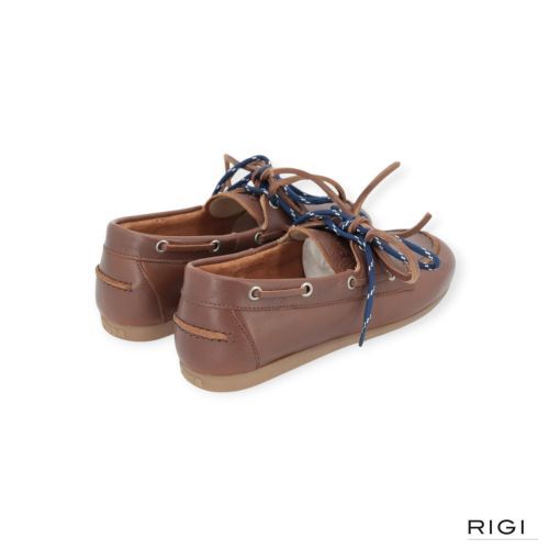 Posa Boat loafer soft in bruin zacht leer voor dames. Posa Boat loafer soft in bruin zacht leer voor dames.