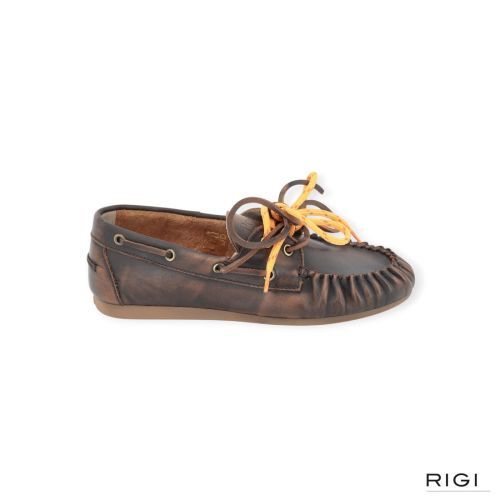 Posa Mocassins - Loafers Donker Bruin