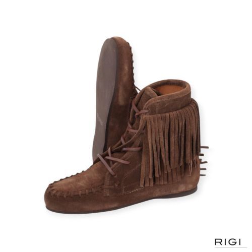 Posa Prairie Boot enkellaars voor dames in donkerbruin suède voor dames. Posa Prairie Boot enkellaars voor dames in donkerbruin suède voor dames.
