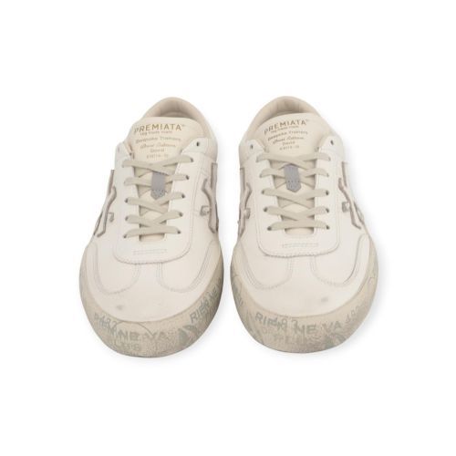 Premiata David sneaker in wit leer voor heren. 