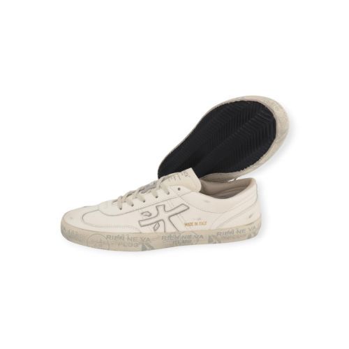 Premiata David sneaker in wit leer voor heren. 