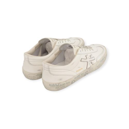 Premiata David sneaker in wit leer voor heren. 