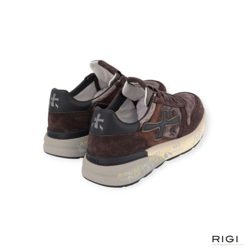Premiata Mick 8434 voor heren in bruin suède, nylon. 