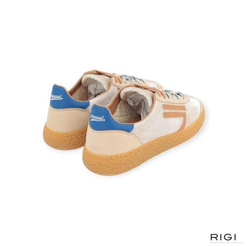 Puraai 6.01XS-Salted Caramel sneaker in beige suède, velvet voor dames. Puraai 6.01XS-Salted Caramel sneaker in beige suède, velvet voor dames.