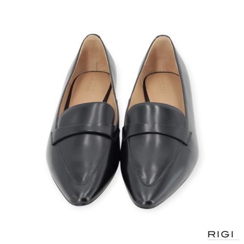 Ralph Lauren Francesca dames pump in zwart leer.