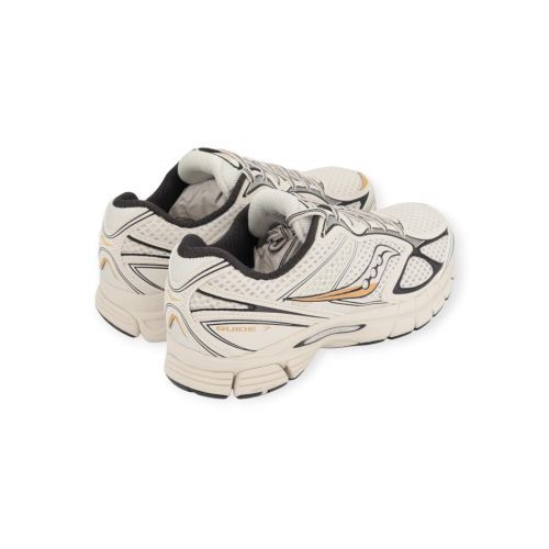 Saucony Progrid Guide 7 voor heren in wit/zwart mesh. 
