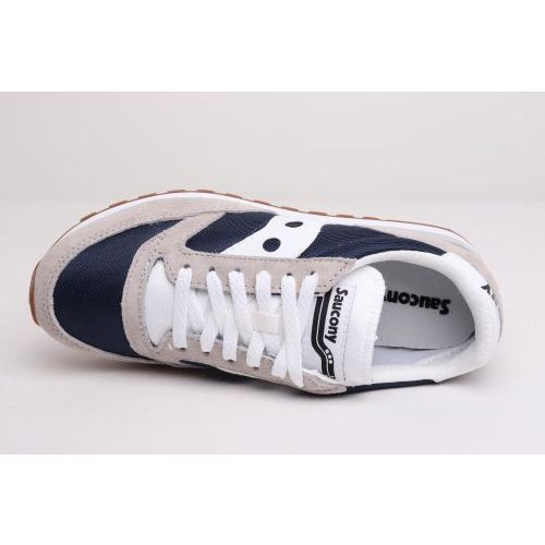 Saucony heren sneaker sand suede kleur met blauw S70539-62 Jazz 81 sneakers