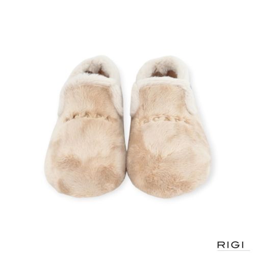Scapa dames pantoffel in het beige.