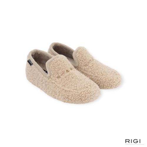 Scapa dames pantoffel in het beige.