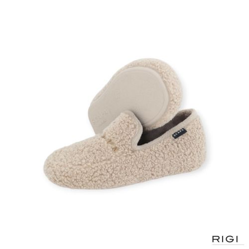 Scapa dames pantoffel in het beige.