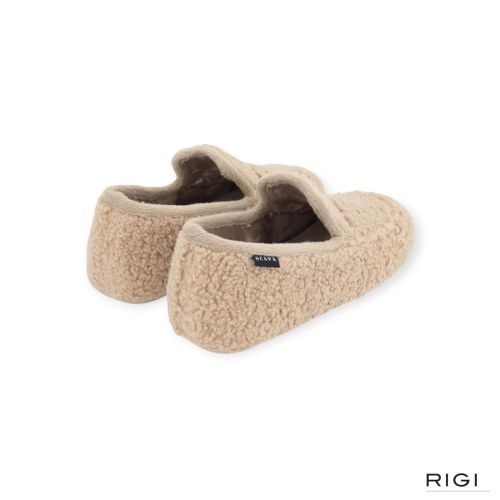 Scapa dames pantoffel in het beige.