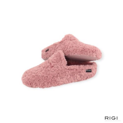 Scapa dames pantoffel in het roze.