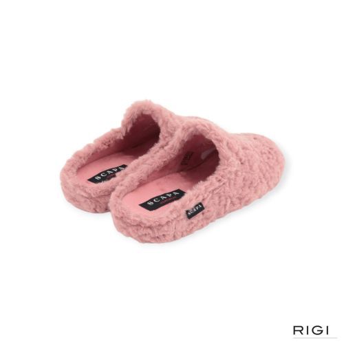 Scapa dames pantoffel in het roze.