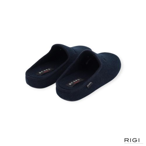 Scapa heren pantoffel in het blauw.