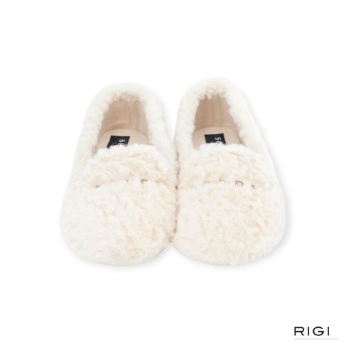 Scapa pantoffel 21_38301015NU in offwit stof voor dames. Scapa pantoffel 21_38301015NU in offwit stof voor dames.