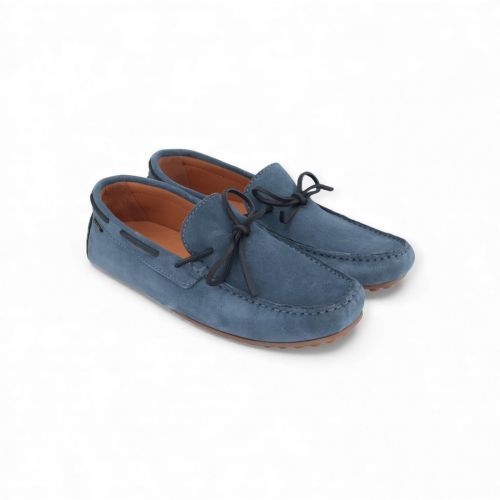 Scapa Osorio heren mocassin in suede jeans / licht blauw. Scapa Osorio heren mocassin in suede jeans / licht blauw.