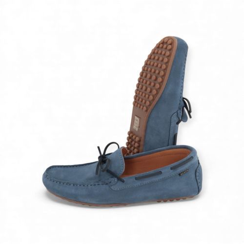 Scapa Osorio heren mocassin in suede jeans / licht blauw. Scapa Osorio heren mocassin in suede jeans / licht blauw.