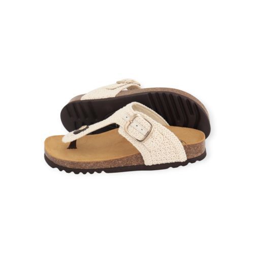 Scholl anais dames slipper in off wit.