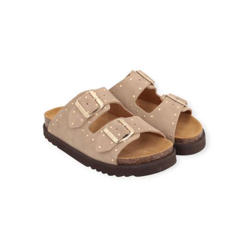 Scholl Beatriz Ring slipper in beige voor dames. Scholl Beatriz Ring slipper in beige voor dames.