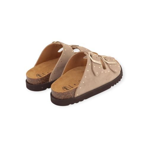 Scholl Beatriz Ring slipper in beige voor dames. Scholl Beatriz Ring slipper in beige voor dames.