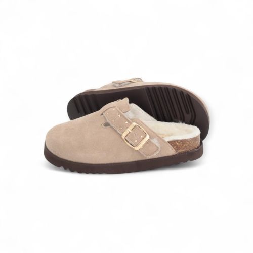 Scholl Slipper - Muiltje  Licht grijs dames (Benny F32568 - Benny F32568) - Rigi