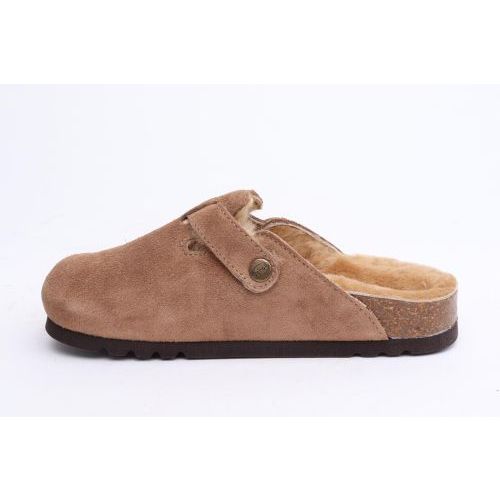 Scholl Pantoffel Taupe dames (F31810 Fae New F Seu Pantoffel - F31810 Fae New F Seu Pantoffel) - Rigi