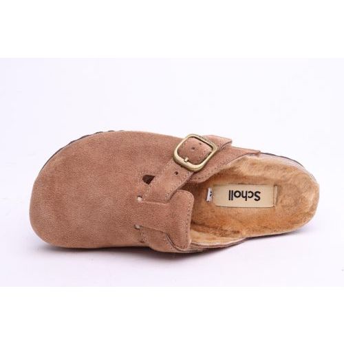 Scholl Pantoffel Taupe dames (F31810 Fae New F Seu Pantoffel - F31810 Fae New F Seu Pantoffel) - Rigi