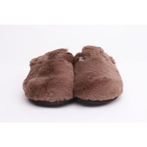 Scholl Pantoffel Bruin dames (F31925 Fae New F SynFurg Pantoffel - F31925 Fae New F SynFurg Panto) - Rigi