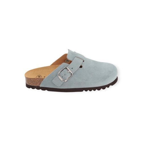 Scholl Slipper Licht blauw