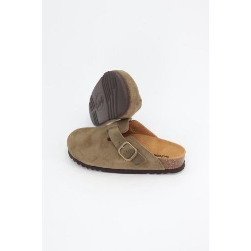 Scholl Slipper - Muiltje  Kaki dames (Fae F32198 - Fae F32198) - Rigi