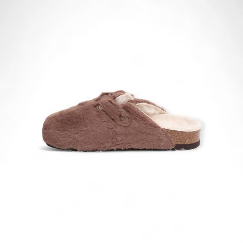 Scholl Slipper - Muiltje  Bruin dames (Fae New F SynFurg F31925 Pantoffel - Fae New F SynFurg F31925 Panto) - Rigi