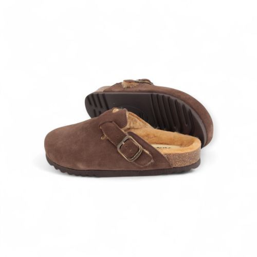 Scholl Slipper - Muiltje  Bruin dames (Fae New F31810 - Fae New F31810) - Rigi