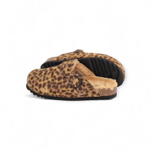 Scholl Slipper - Muiltje  Leopard dames (Fae New F31814 - Fae New F31814) - Rigi