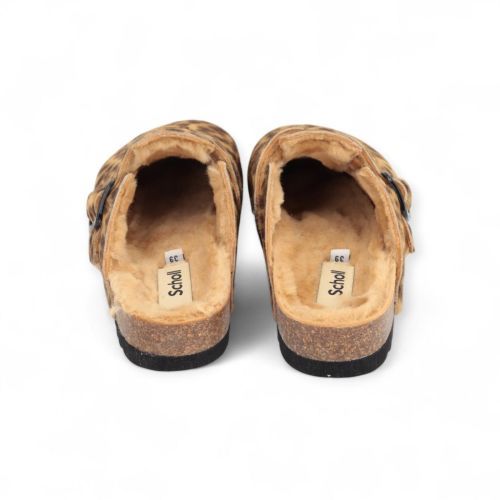 Scholl Slipper - Muiltje  Leopard dames (Fae New F31814 - Fae New F31814) - Rigi