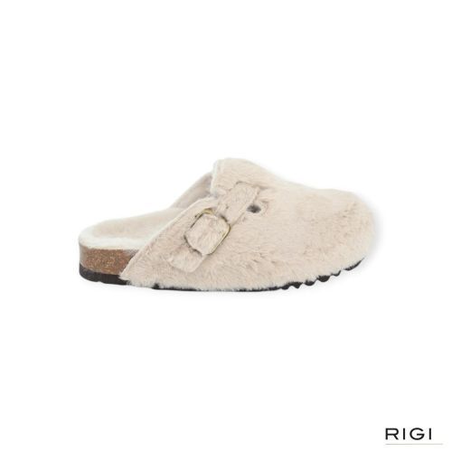 Scholl Slipper - Muil Off wit