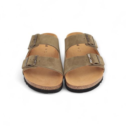 Scholl Slipper Kaki heren (Julien Sue F30074 - Julien Sue F30074) - Rigi