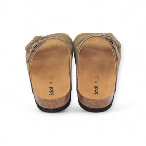 Scholl Slipper Kaki heren (Julien Sue F30074 - Julien Sue F30074) - Rigi