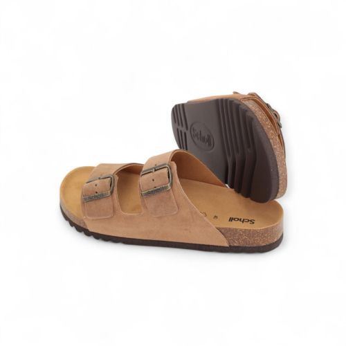 Scholl Slipper Taupe heren (Julien Sue F30074 - Julien Sue F30074) - Rigi