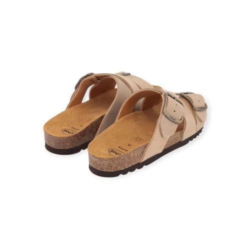 Scholl Selene slipper in beige suède voor dames