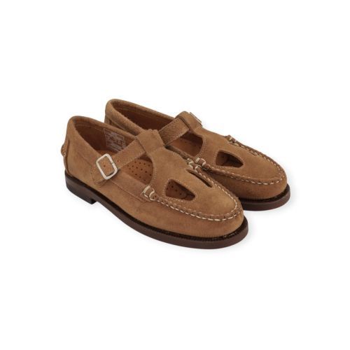 Sebago Citysides Angelina Fleshout mocassin in beige suède voor dames. 
