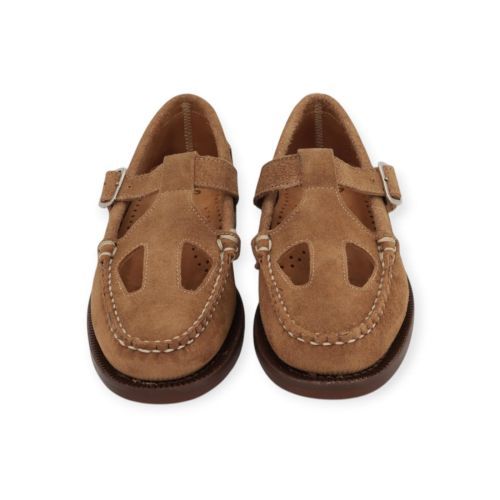 Sebago Citysides Angelina Fleshout mocassin in beige suède voor dames. 