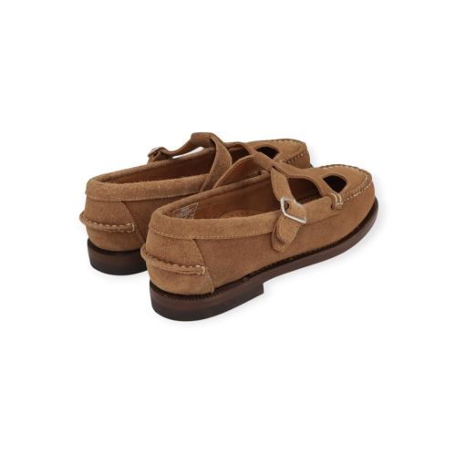 Sebago Citysides Angelina Fleshout mocassin in beige suède voor dames. 