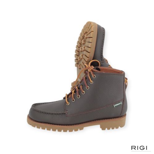 Sebago Campsides Carter enkellaars voor heren in bruin leer. Sebago Campsides Carter enkellaars voor heren in bruin leer.