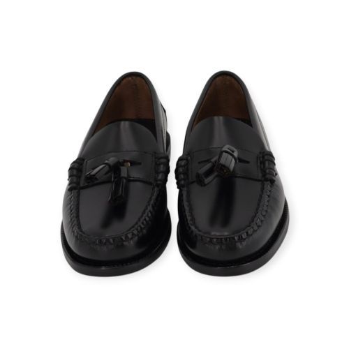 Sebago Citysides Classic Dan mocassin multi tassel voor dames in zwart leer. 