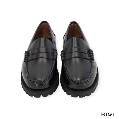 Sebago Citysides Dan Lug Woman in zwart leer voor dames. Sebago Citysides Dan Lug Woman in zwart leer voor dames.
