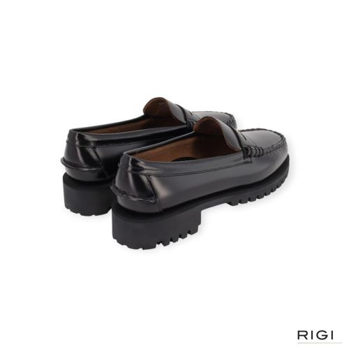 Sebago Citysides Dan Lug Woman in zwart leer voor dames. Sebago Citysides Dan Lug Woman in zwart leer voor dames.